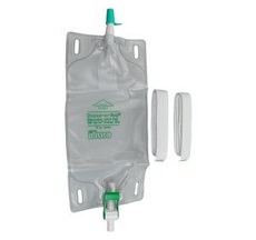 Bard Dispoz-A-Bag Leg Bags With Flip Flo Valve And Fabric Straps